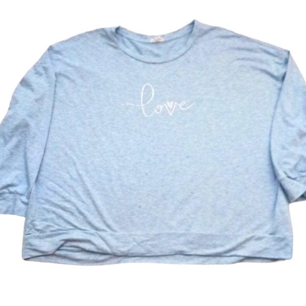 Curio Women Super Soft Light Blue Sweatshirt